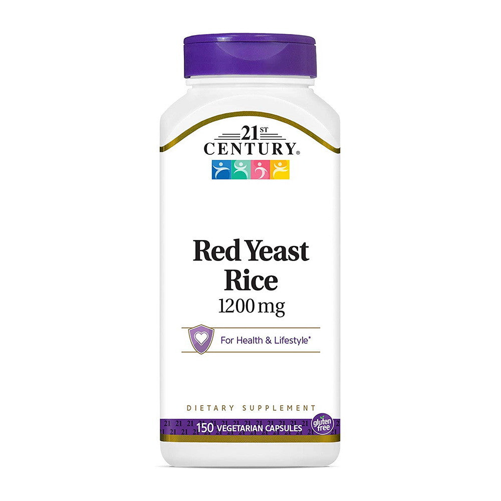 21St Century Red Yeast Rice Extract Vegetarian Capsules - 150 Ea